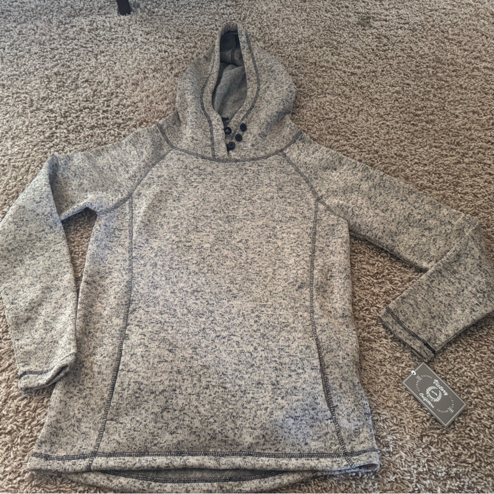 Gray Cowl Neck Women's Sweater